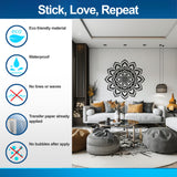 Additional product detail of Mandala Wall Sticker for Meditation and Yoga Spaces.