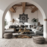 Additional product view of Boho Mandala Wall Decal.