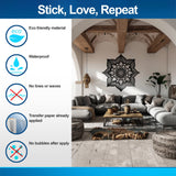 Additional product detail of Boho Mandala Wall Decal.