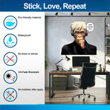 Additional product view of Wise Thinking Monkey Sticker.