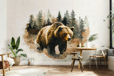 Additional product view of Bear in Forest Wall Sticker.