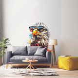 Product gallery view of Bald Eagle with Sunglasses Wall Decal.