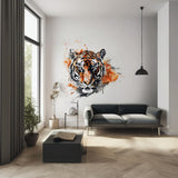 Product gallery view of Watercolor Tiger Head Wall Art Sticker Decals.