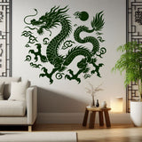 Product gallery view of Intricate Chinese Dragon Wall Decal Sticker.