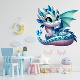 Product gallery view of Cute Baby Dragon Wall Decal.