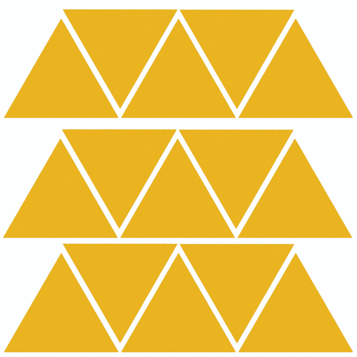 Alternate product view of 30x Customizable Triangle Shape Decal Set.