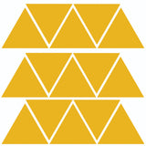 Alternate product view of 30x Customizable Triangle Shape Decal Set.