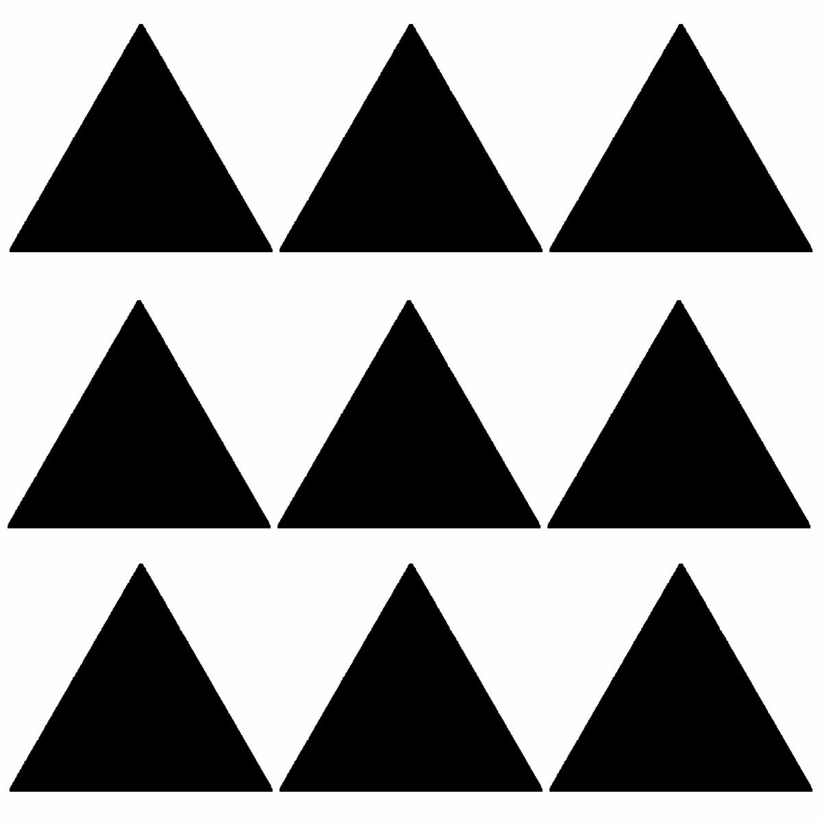 Alternate gallery view of 30x Customizable Triangle Shape Decal Set.