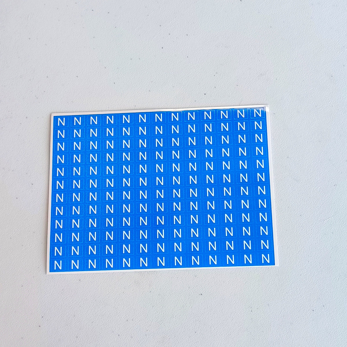 Additional product view of Neutral 'N' Electrical Component Labels.