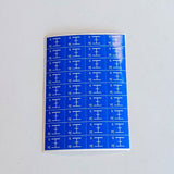 Additional product view of Blue Grounding Symbol Stickers.