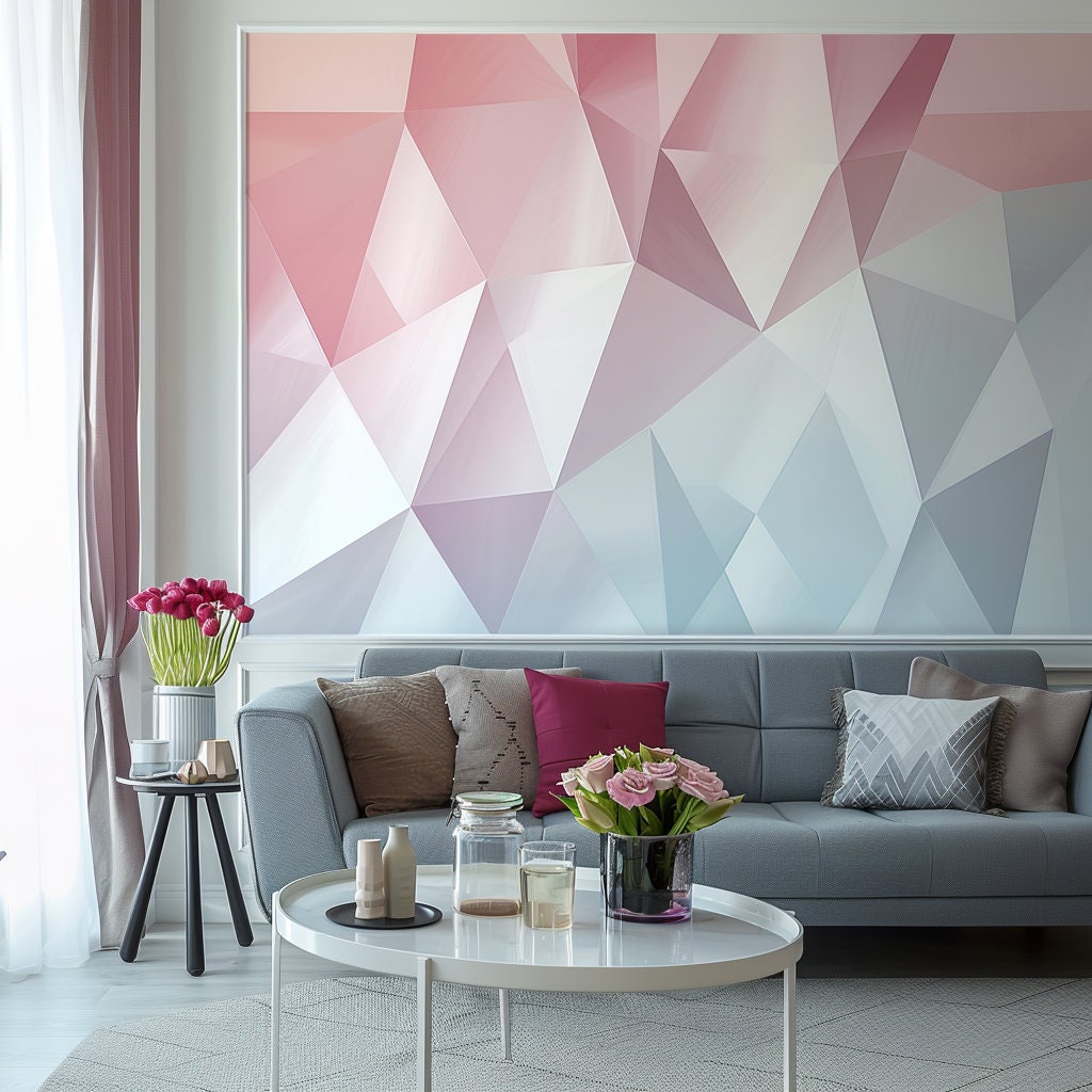 Additional product view of Pastel Geometric Wall Sticker.