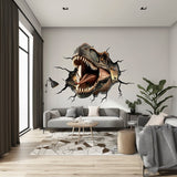 Product gallery view of 3D Roaring Carnotaurus Dinosaur Wall Decal Sticker.