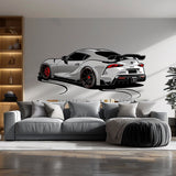 Alternate product view of Realistic Racing Car Wall Sticker Decals.