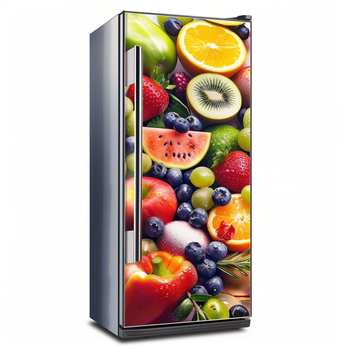 Additional product view of Colorful Fruit Refrigerator Sticker.