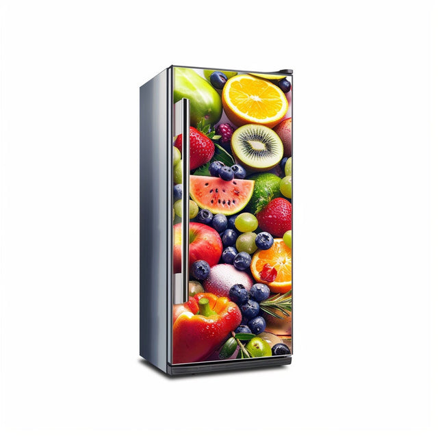 Product view of Colorful Fruit Refrigerator Sticker.