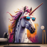 Product gallery view of Photorealistic Unicorn Wall Sticker.