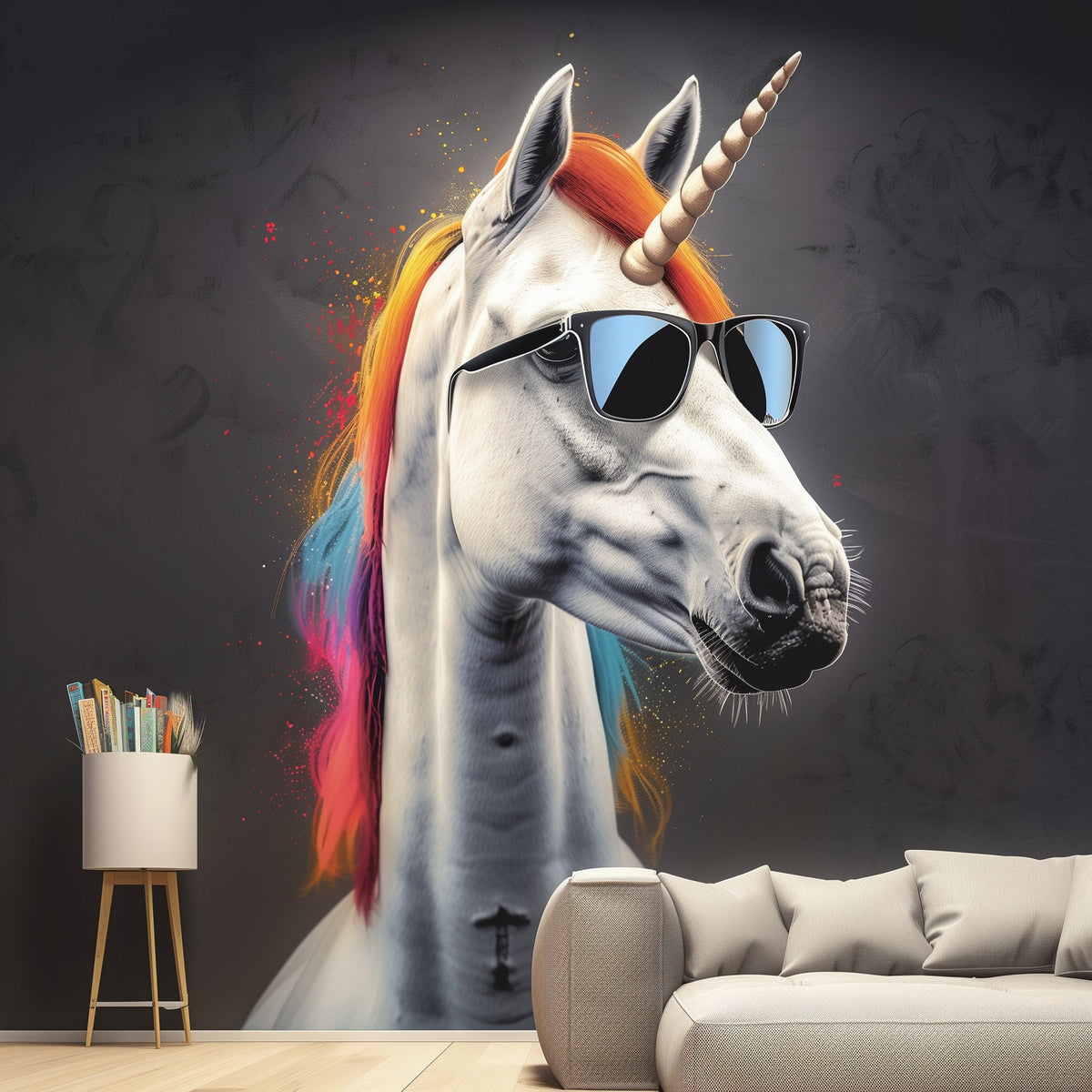 Product gallery view of Graffiti Unicorn Wall Sticker.