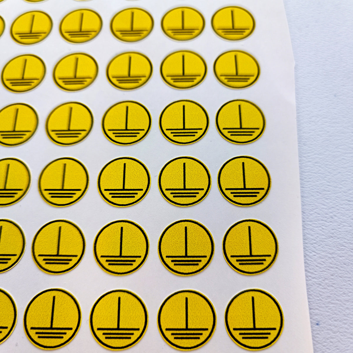 Alternate product view of High Voltage Electrical Shock Hazard Stickers.
