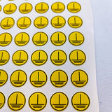 Alternate product view of High Voltage Electrical Shock Hazard Stickers.