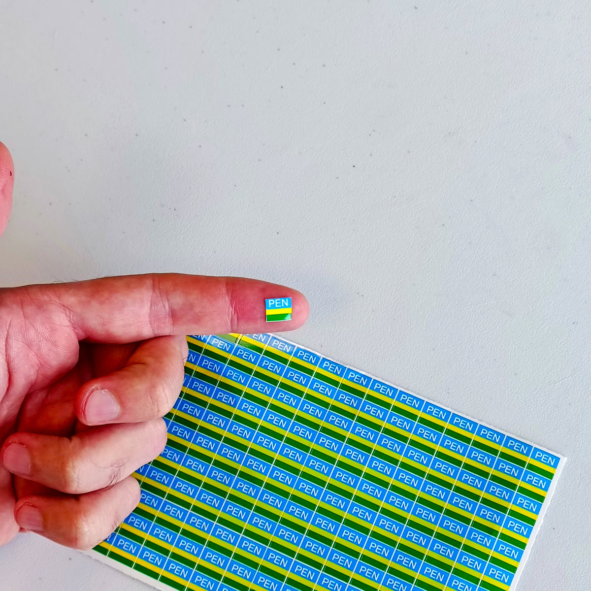 Alternate product view of PEN Electrical Component Labels.