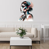 Product gallery view of Abstract Woman Art Deco Wall Decal.