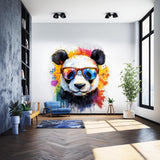 Alternate gallery view of Colorful Baby Panda Wall Decal.