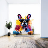 Alternate gallery view of Chic French Bulldog Wall Decal with Stylish Sunglasses.
