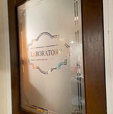 Alternate product presentation of Custom Frosted Vinyl Sticker.