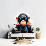Product gallery view of Cool Baby Chimpanzee Wall Sticker.