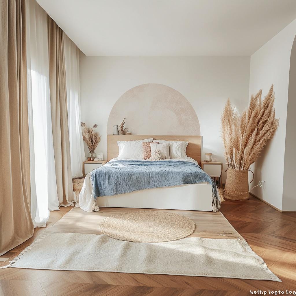 Additional product view of Boho Headboard Decal.
