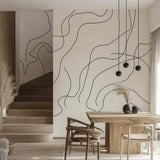 Alternate gallery view of Minimalist Boho Stripe Wall Decal.