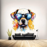 Additional product view of Cool Labrador Retriever Puppy Wall Sticker.