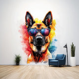 Additional product view of Photorealistic German Shepherd Wall Sticker.