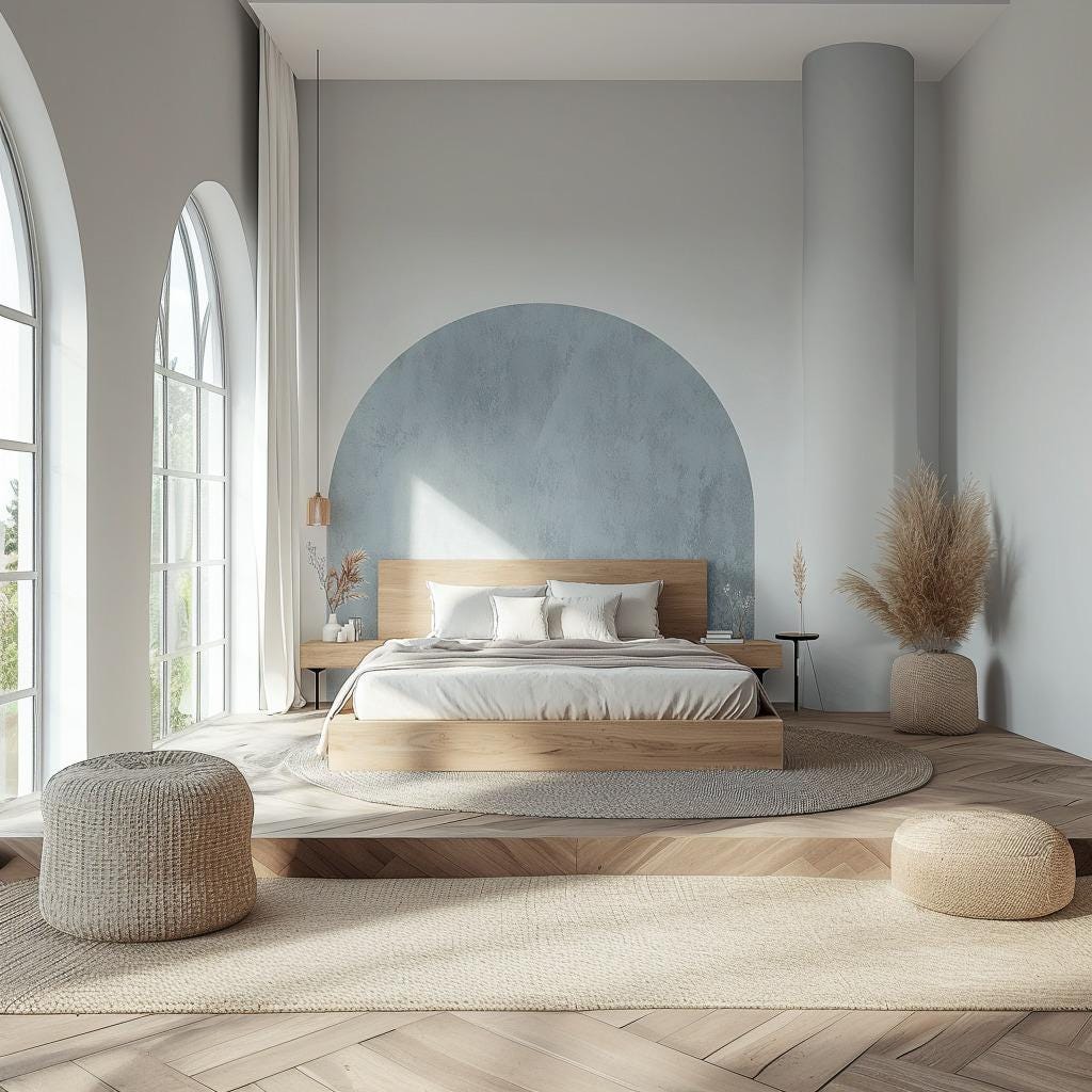 Additional product view of Boho Headboard Decal.