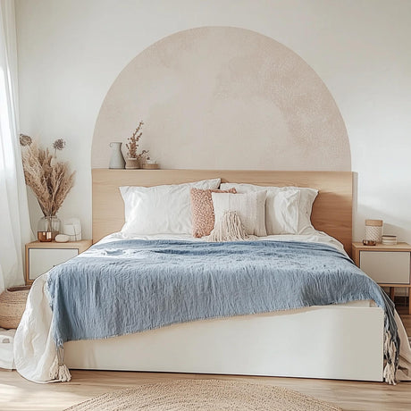 Product view of Boho Headboard Decal.