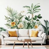 Botanical Wall Decal displayed in a room setting.