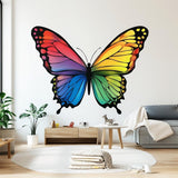 Alternate gallery view of Large Rainbow Butterfly Wall Decal.