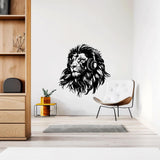 Additional product view of Black Lion Headphones Wall Sticker.