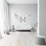 Alternate product view of Large Angel Wings Wall Decal.