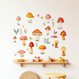 Additional product view of Mushroom Wall Decals.