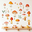Product view of Mushroom Wall Decals.