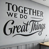 Additional product view of Together We Do Great Things Wall Decal.