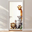 Product view of Safari Animal Door Sticker.