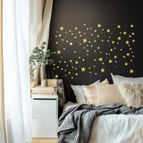 Additional product detail of Gold Stars Wall Decals.