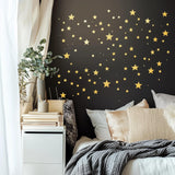 Product view of Gold Stars Wall Decals.