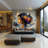 Alternate product view of Dreamy Castle Wall Art Sticker.