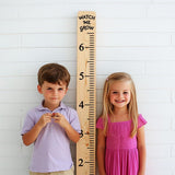Additional product detail of Vinyl Growth Chart Decal in Feet with 27 White Arrow Stickers.