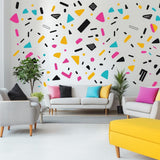 Additional product view of Memphis Pattern Wall Decal.