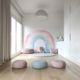 Alternate product view of Pastel Rainbow Wall Decal.