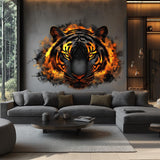Alternate gallery view of Angry Tiger Wall Decal.